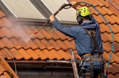 Démoussage et hydrofuge de toiture aux Fosses